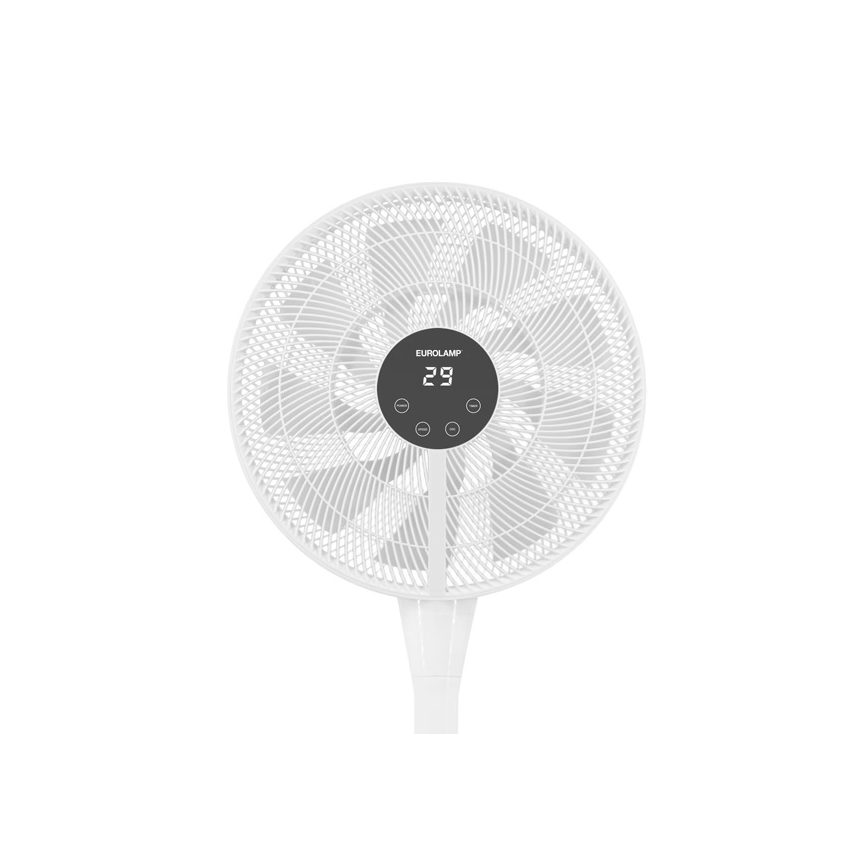 Ventilateur sur pied 25W/230V 130 cm blanc + télécommande