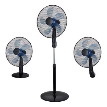 Ventilateur sur pied 3-en-1 50W/230V noir