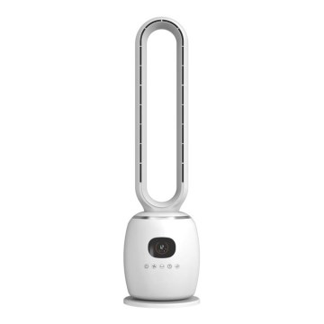 Ventilateur sur pied 30W/230V 102 cm blanc + télécommande