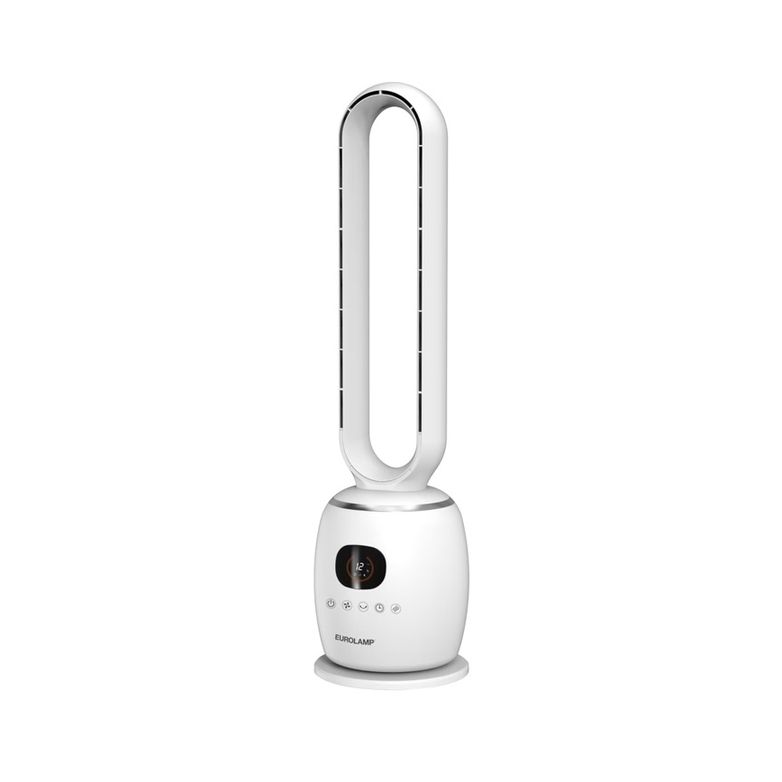 Ventilateur sur pied 30W/230V 102 cm blanc + télécommande