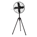 Ventilateur sur pied 50 W / 230 V Ø 44 cm noir