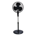 Ventilateur sur pied 60 W / 230 V, 125 cm, noir