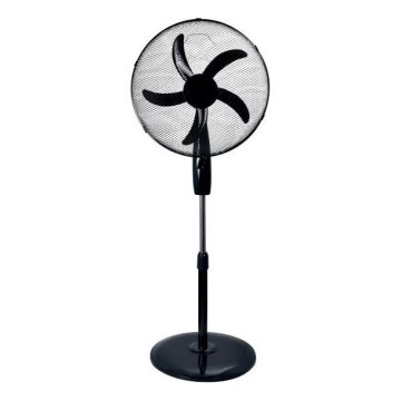 Ventilateur sur pied 60 W/230 V, Ø 50 cm, noir