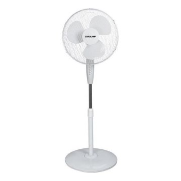Ventilateur sur pied 60W/230V d. 40 cm blanc