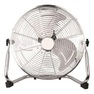 Ventilateur sur pied 90W/230V Ø 40 cm chrome brillant