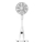 Ventilateur sur pied à brumisation 50W/230V, hauteur 126 cm, blanc + télécommande
