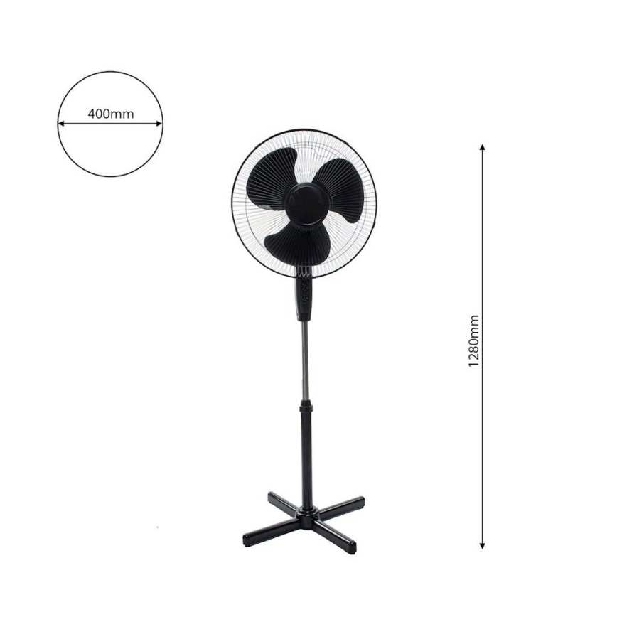 Ventilateur sur pied STANDING 128 cm 45W