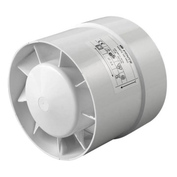 Ventilateur VENTS 125 VKO tuyau 12,5cm