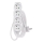 Verlengsnoer 4-voudig 3m wit
