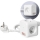 Verlengsnoer kubus met schakelaar LINEA 3x230V + 4xUSB A/C wit