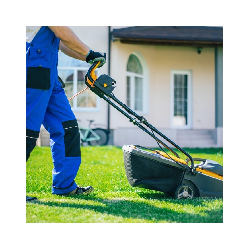 Verlengsnoer LINEA G, 1 stopcontact, 10 m, oranje