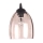 Verre de rechange pour lustre à douille E27, Ø 17 cm, beige fumé