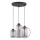 Verre de rechange pour lustre GRAFIT E27 Ø 14 cm, gris fumé