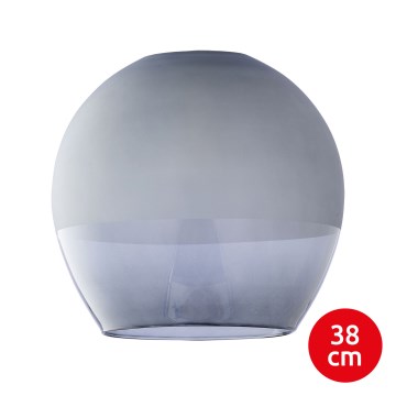 Verre de rechange pour lustre KULA E27, diamètre 38 cm, gris fumé