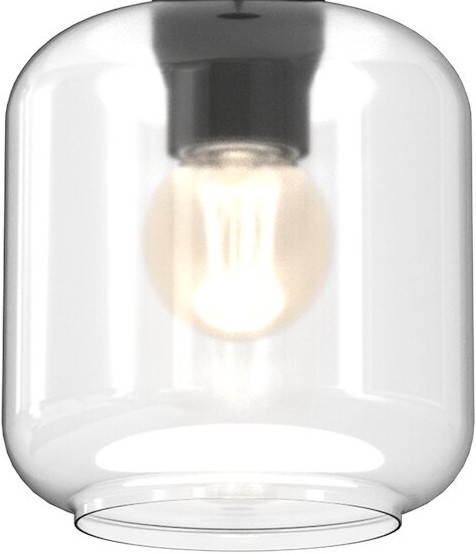 Verre de rechange pour lustre SOMBRA E27 Ø 16 cm transparent