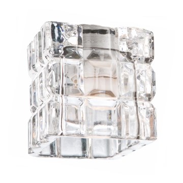 Verre de rechange pour plafonnier E14/65x65 mm transparent