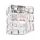 Verre de rechange pour plafonnier E14/65x65 mm transparent