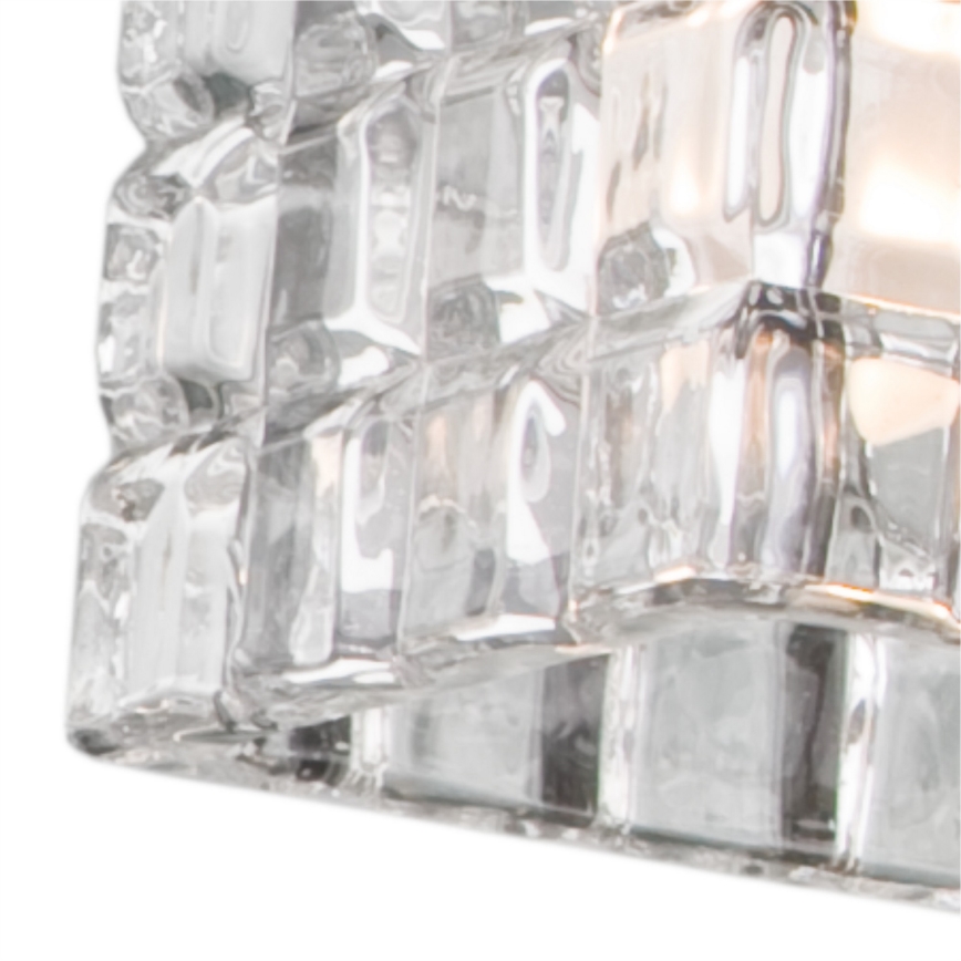 Verre de rechange pour plafonnier E14/65x65 mm transparent