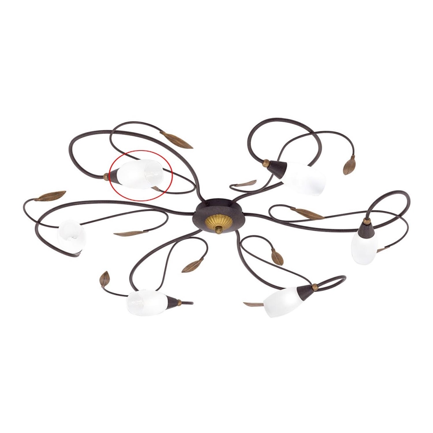 Verre de rechange pour plafonnier Eglo - GERBERA 90697