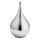 Verre de rechange pour suspension d. 16,5 cm chrome brillant