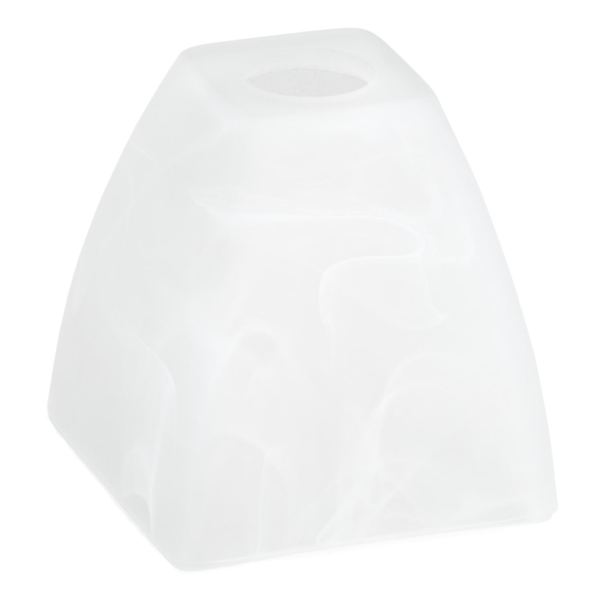 Verre de rechange pour suspension E14 10x13 cm blanc