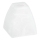 Verre de rechange pour suspension E14 10x13 cm blanc