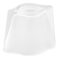 Verre de rechange pour suspension E14 9,5x12 cm blanc