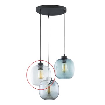 Verre de rechange pour suspension ELIO E27 transparent