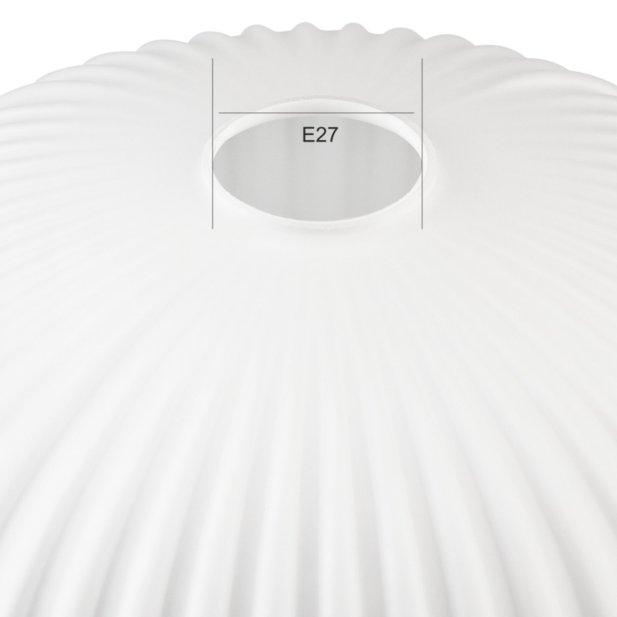 Verre de rechange pour suspension HARMA E27 14x25 cm blanc