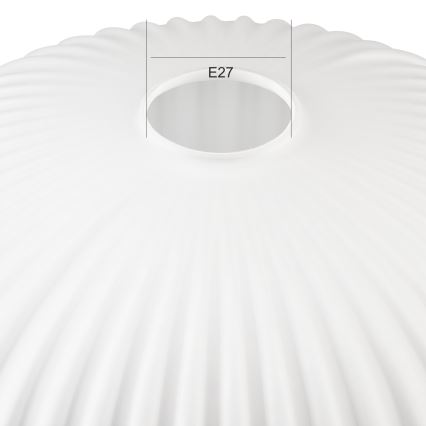 Verre de rechange pour suspension HARMA E27 17x30 cm blanc