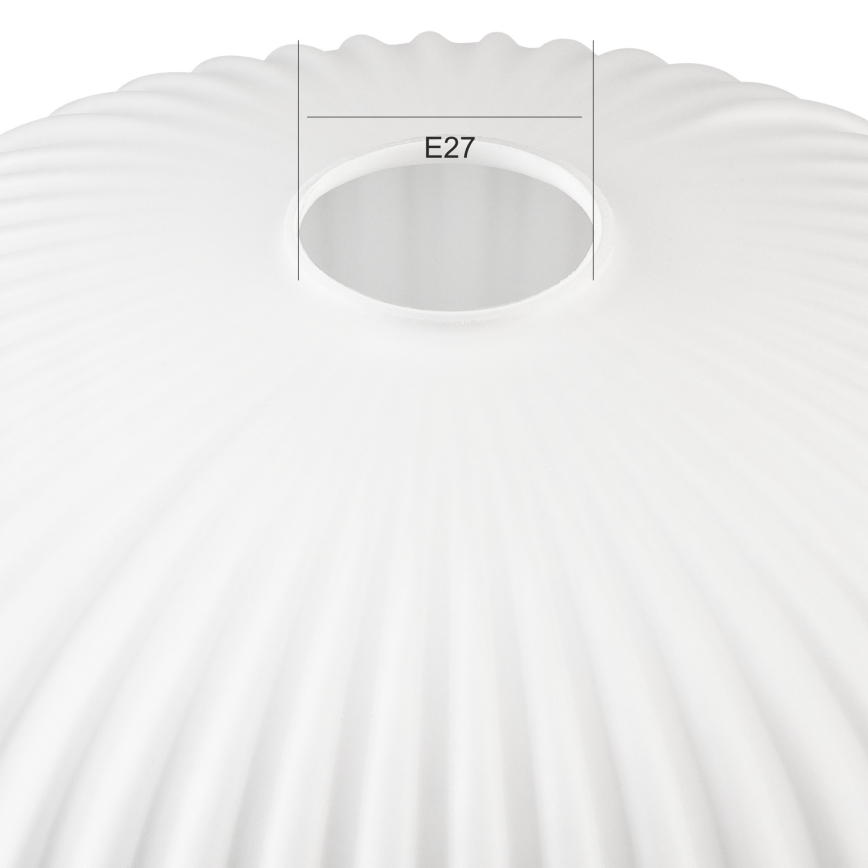 Verre de rechange pour suspension HARMA E27 17x30 cm blanc