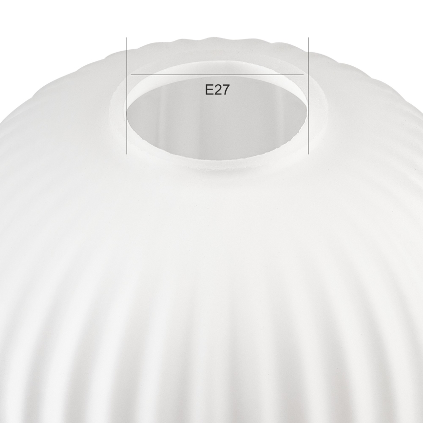 Verre de rechange pour suspension HARMA E27 21x14 cm blanc