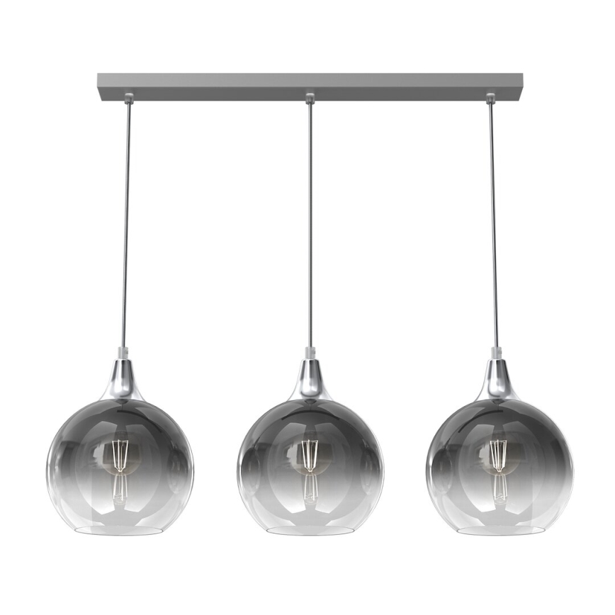 Verre de rechange pour suspension MONTE E27 d. 20 cm fumé
