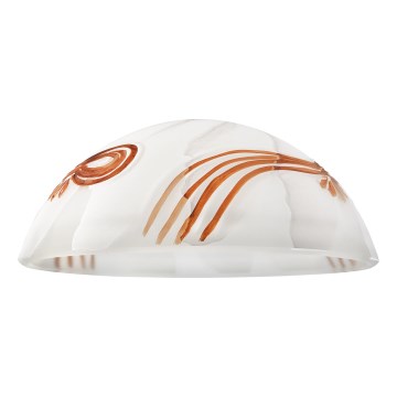Verre de rechange pour suspension SFERA E27 120x300 mm blanc/orange