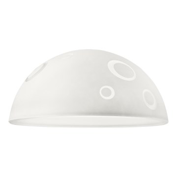 Verre de rechange pour suspension SFERA E27 140x300 mm blanc