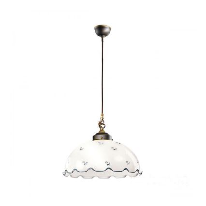 Verre de rechange universel NONNA E27 Ø 20 cm blanc/bleu