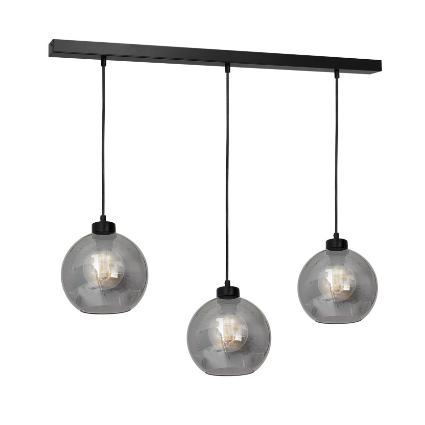 Verre de rechange universel SOFIA E27 d. 20 cm fumé noir