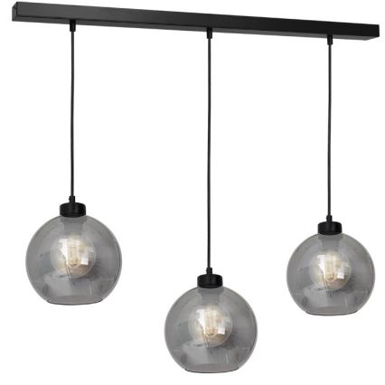 Verre de rechange universel SOFIA E27 Ø 20 cm, noir fumé
