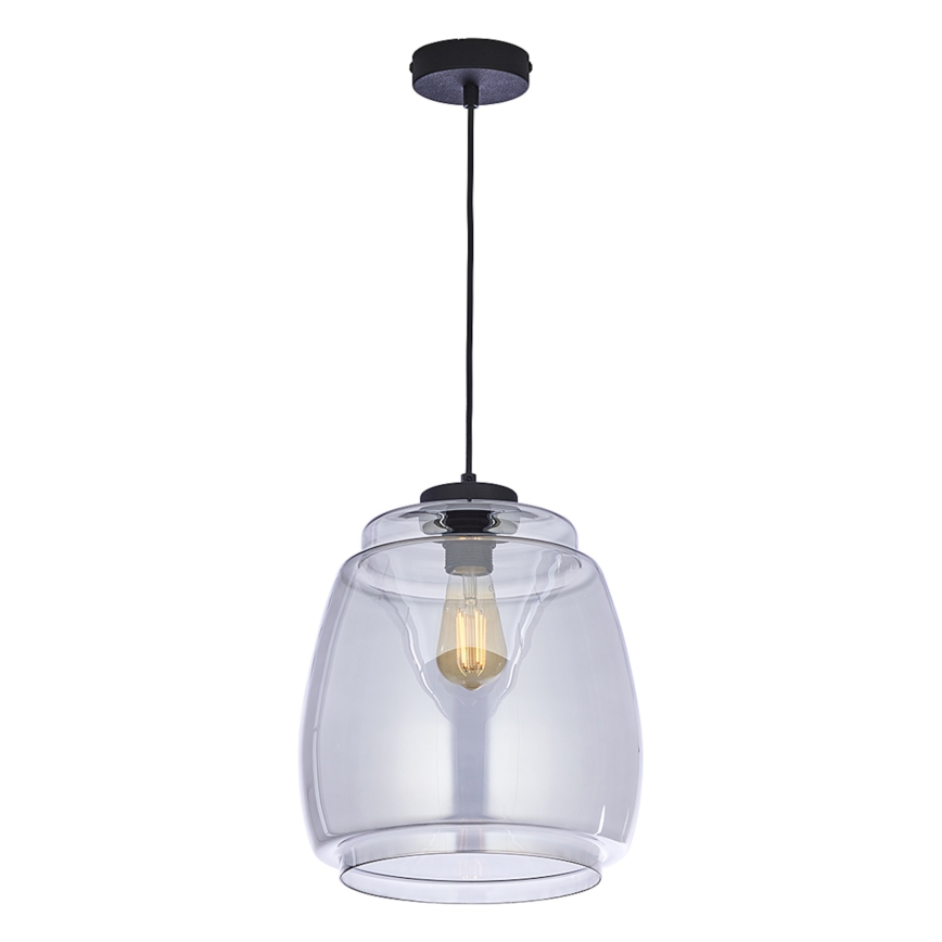 Verre de remplacement pour le lustre PILAR E27, gris fumé