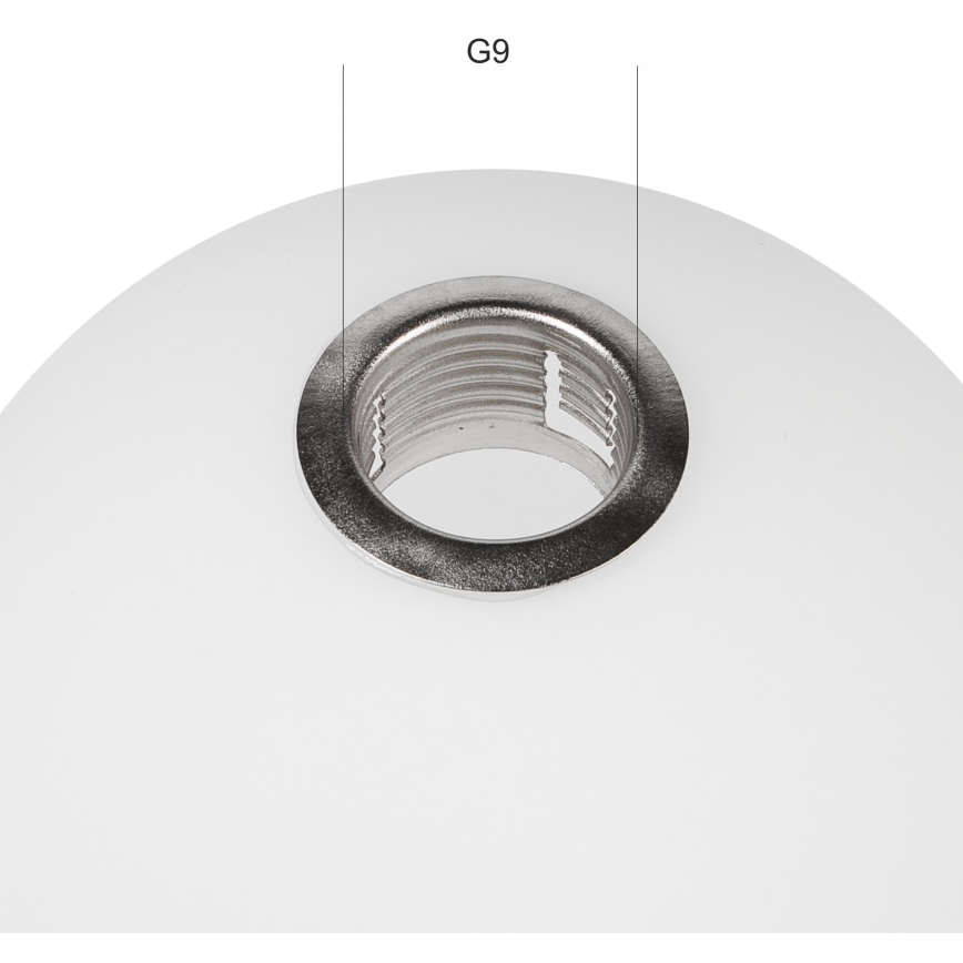 Verre de remplacement pour lustre ASTRO, ANTONIO G9, Ø 12 cm
