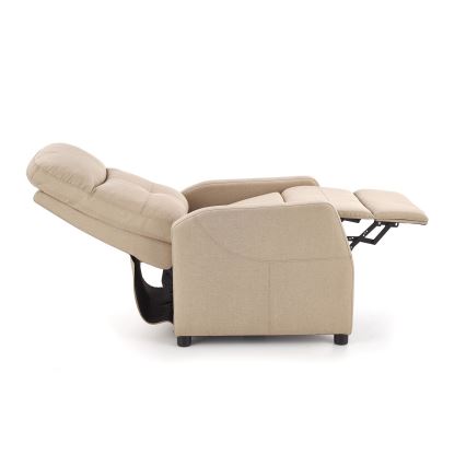 Verstelbare fauteuil FELIPE beige