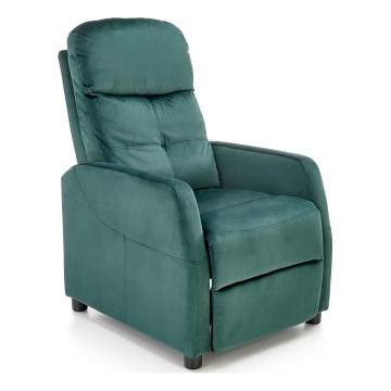 Verstelbare fauteuil FELIPE donkergroen