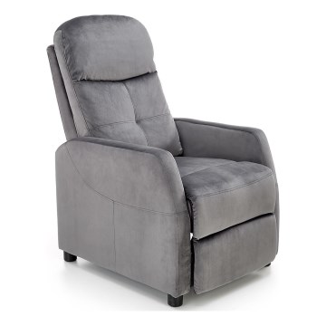 Verstelbare fauteuil FELIPE, grijs