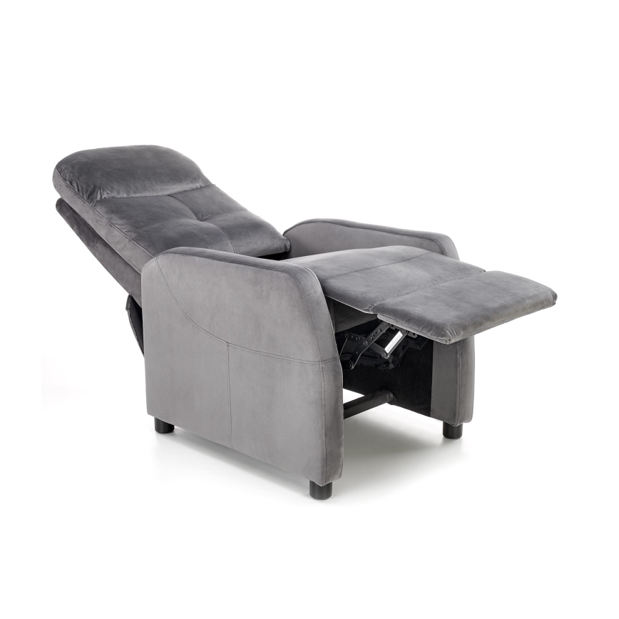 Verstelbare fauteuil FELIPE, grijs