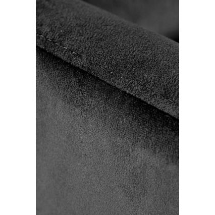 Verstelbare fauteuil FELIPE, zwart
