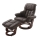 Verstelbare fauteuil HABI bruin/walnoot