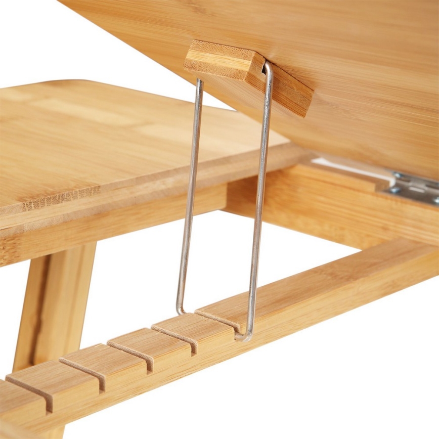 Verstelbare laptoptafel voor in bed LAT, bruin