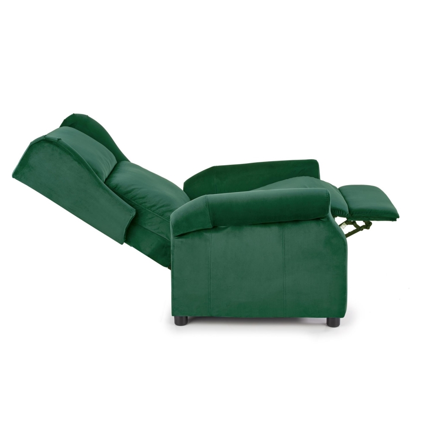 Verstelbare relaxfauteuil RELAXA, groen