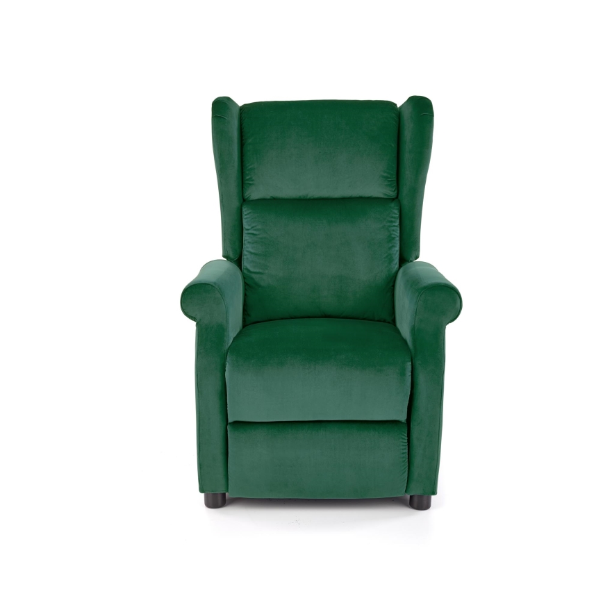 Verstelbare relaxfauteuil RELAXA, groen