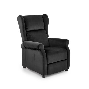 Verstelbare relaxfauteuil RELAXA, zwart
